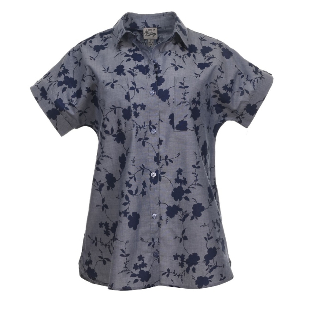 NWT Woman's Short Sleeve Double Pocket Work Shirt
